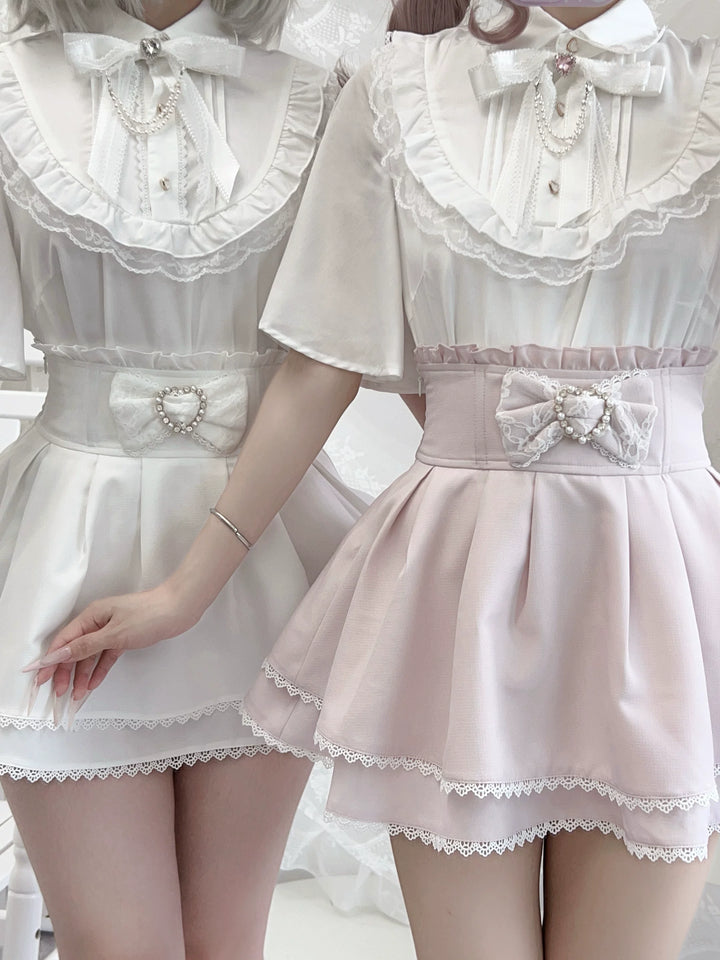 Ryousangata Skirt Outfit, Tencel Blouse 44750:822107