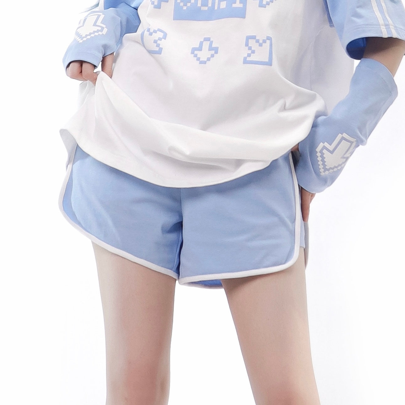 ★2025SS新作★INEGI★Two-Way Side Shirring Tee WILDSIDE × I Am Waiting