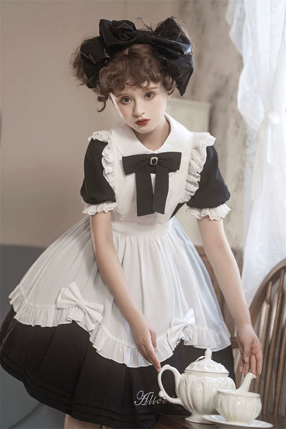 Classic Lolita Dress Short Sleeve Maid-style OP 36474:562566