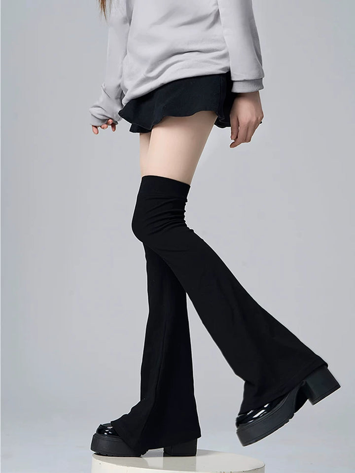 Y2K Over-Knee Leg Warmers, Tulle Chain Design 45201:840492