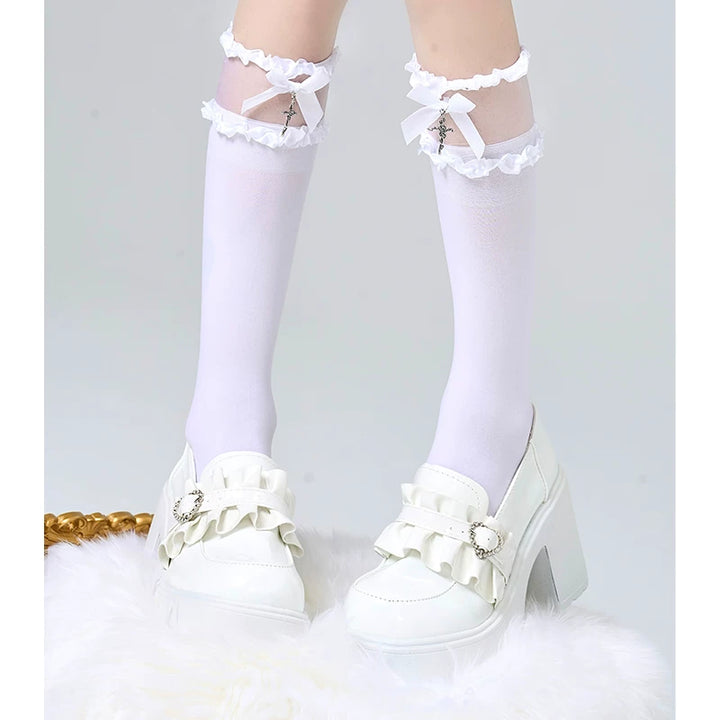 Subculture Short and Calf-Length Socks, Cross Pendant 45202:841210