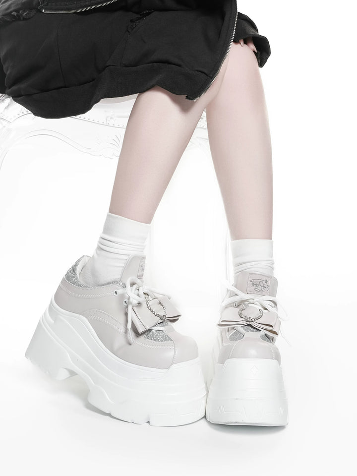Jirai Kei Platform Shoes, Glitter Upper 45422:847884