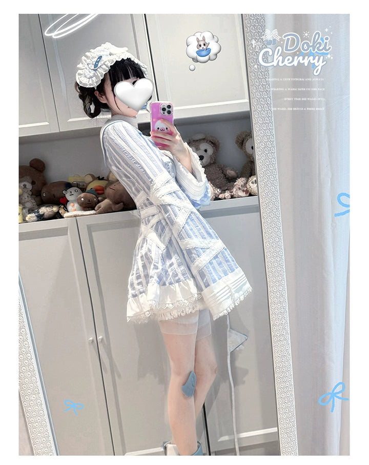 Tenshi Kaiwai Dress + Pocketed Cotton Shorts 43589:780574