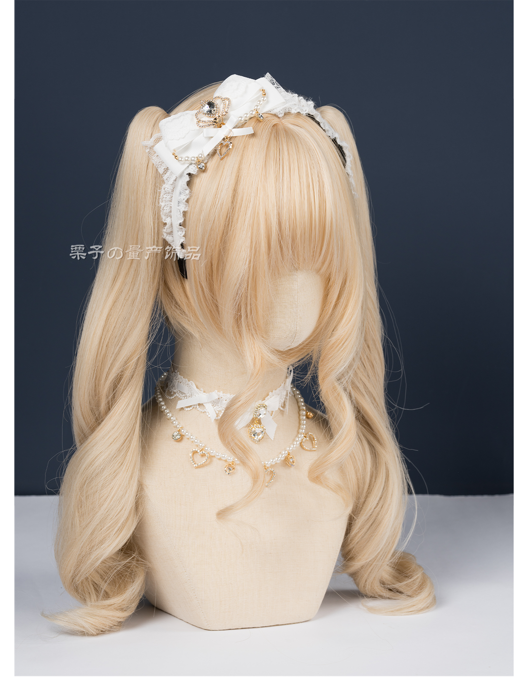 Ryousangata Bow Headband, Rhinestone Accents 44413:808198