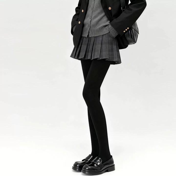 Solid Black Slimming Pantyhose, Various Thickness Options 45963:871176