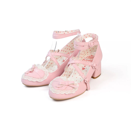 Lolita Shoes Platform Shoes Bow High Heels Shoes (34 35 36 37 38 39 40 41) 35590:542180