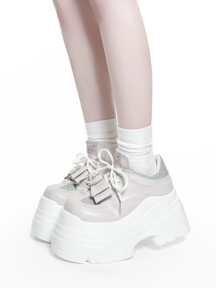 Jirai Kei Platform Shoes, Glitter Upper 45422:847865