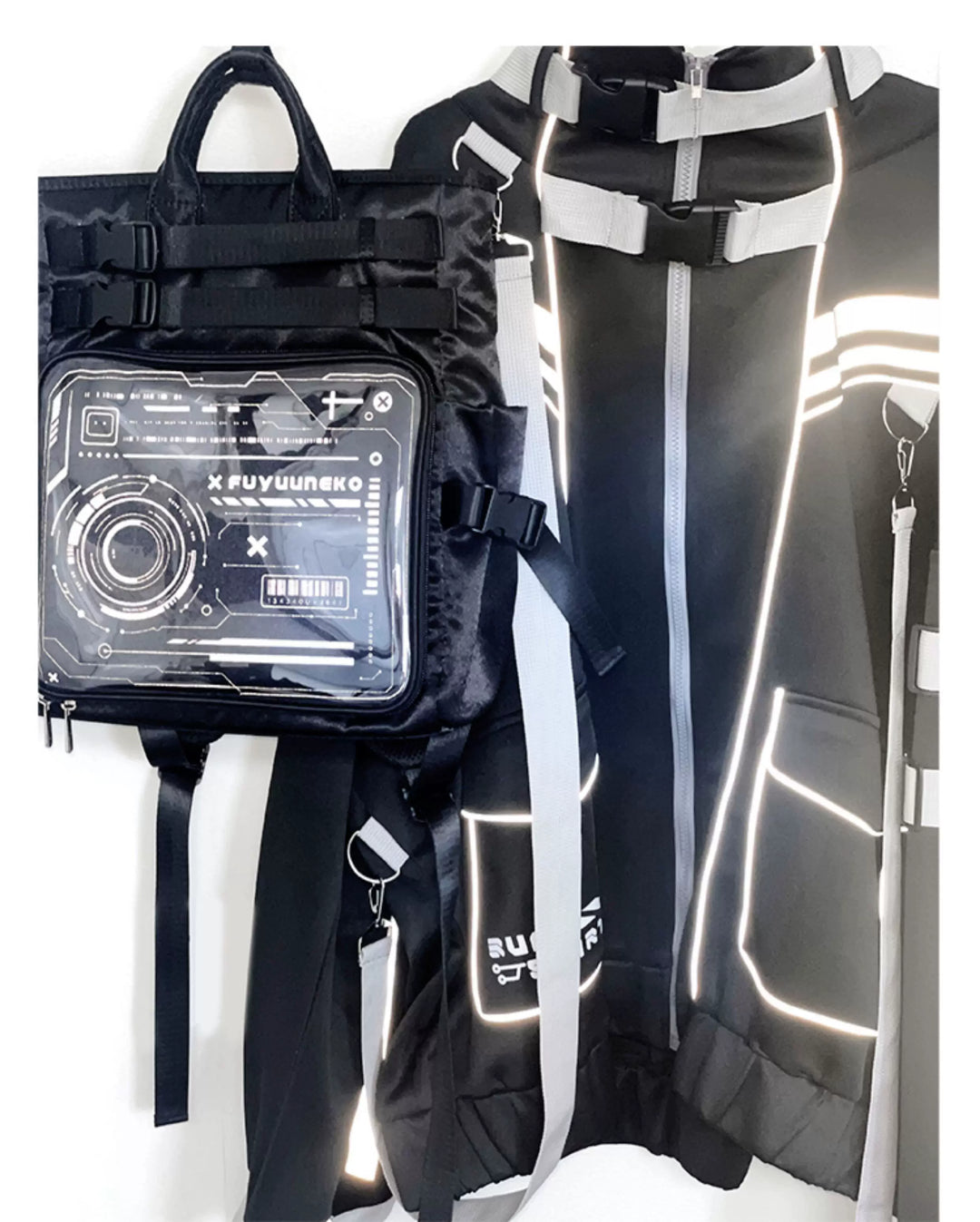 Large Capacity Itabag Backpack, Satin Waterproof Fabric 45429:850250