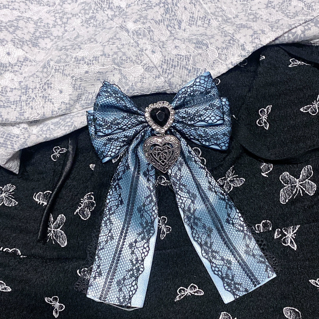 Jirai Kei Y2K Hair Clip Kawaii Edge Blue Gothic Accessories 29332:350042 29332:350042