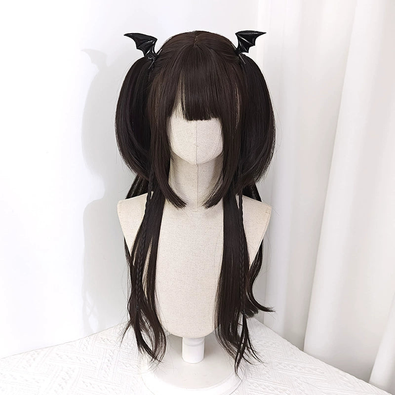 Jirai Kei Lolita Jellyfish Shape Dark Brown Wigs 22048:325288