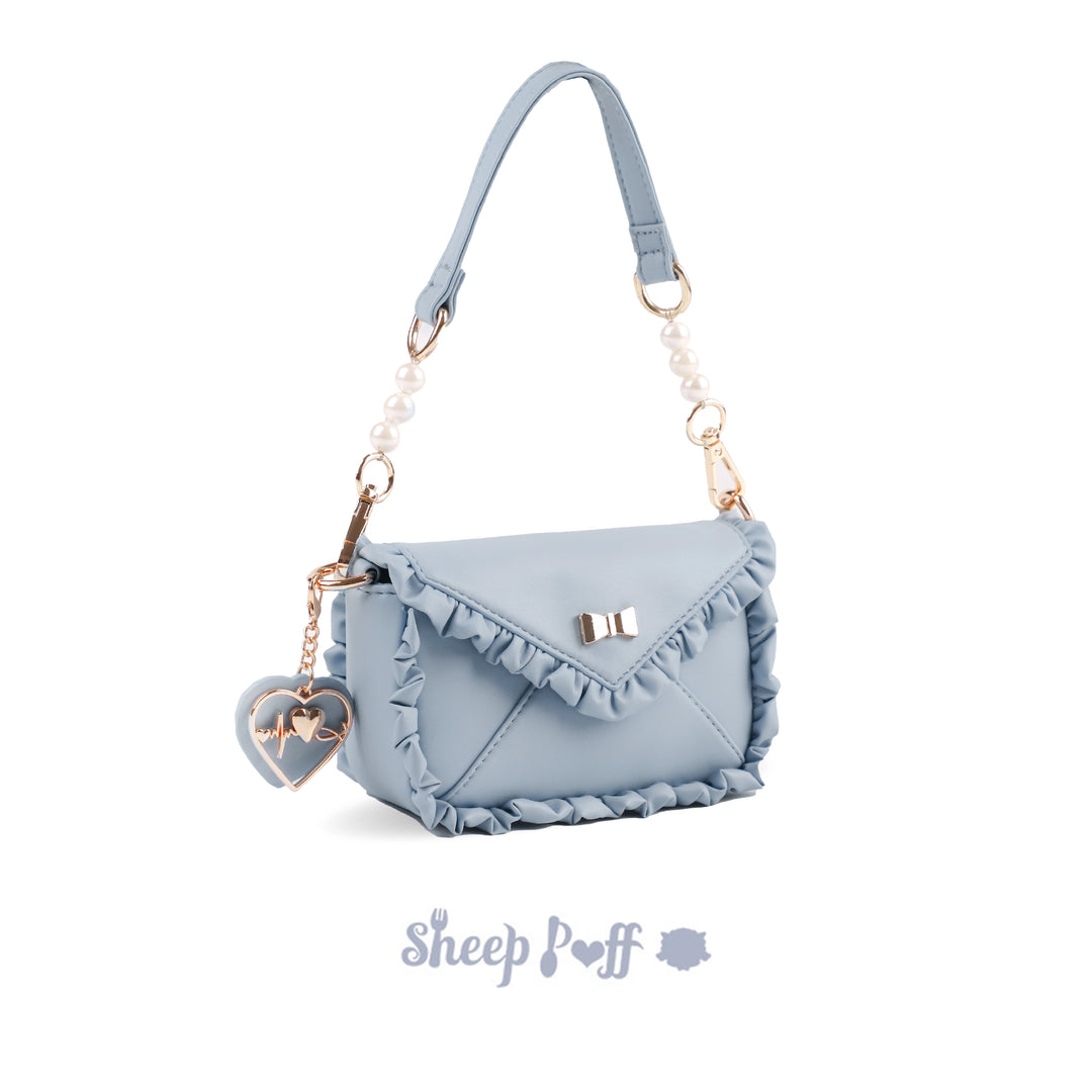 Jirai Kei Lolita Bag Sweet Girly Bow Multicolored Solid Bag 22032:362482 22032:362482