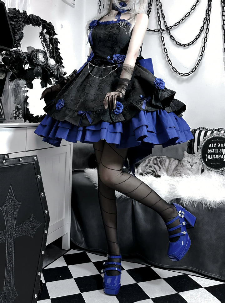 Gothic Lolita Dress Suspender Princess Puffy Dress 35546:496968