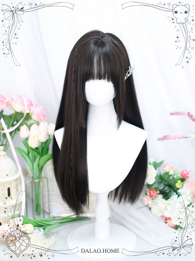 Lolita Wig Long Straight Wig Multicolor 35934:507600 35934:507600