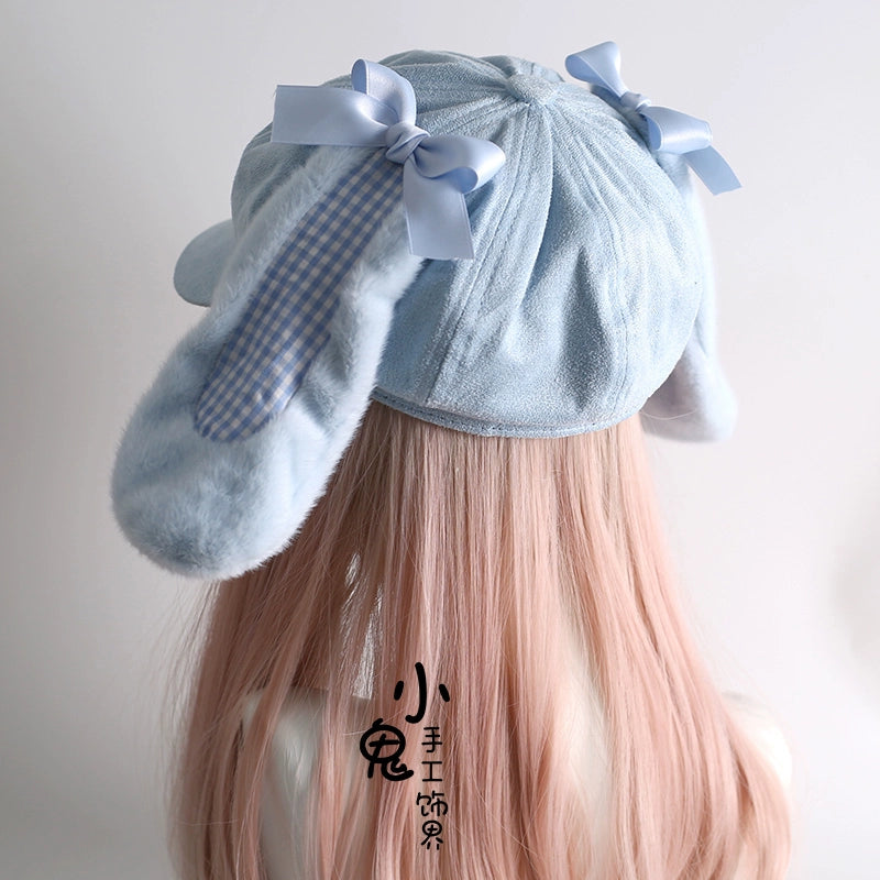 Tenshi Kaiwai Beret Hat, Bunny Ear Accents 43827:787199