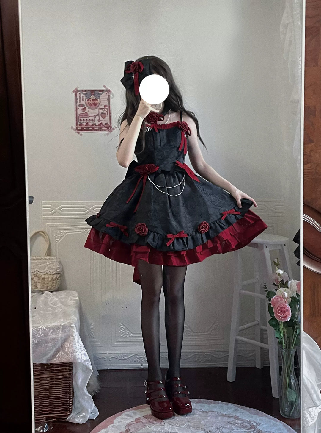 Gothic Lolita Dress Suspender Princess Puffy Dress (L M S XL XS) 35546:496920