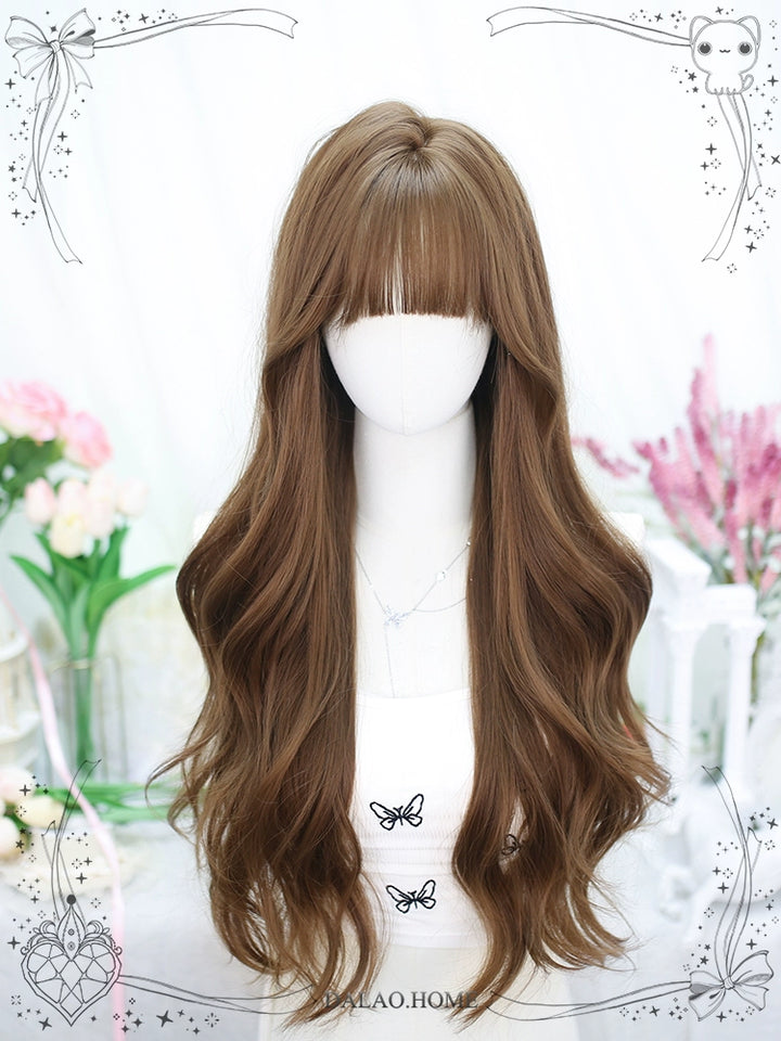 Lolita Wig Brown Big Wave Long Curly Wig 35602:496364 35602:496364