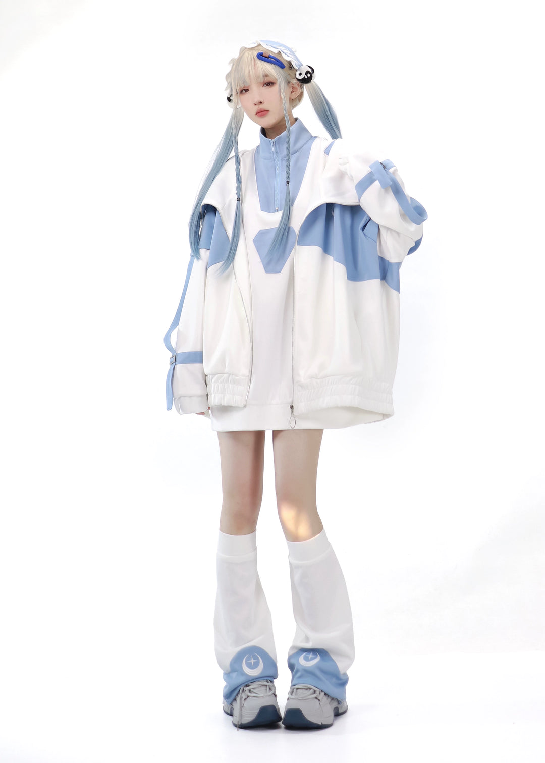 Jirai Kei Coat Tenshi Kaiwai Jacket Loose-fitting Sports Set 29162:548148