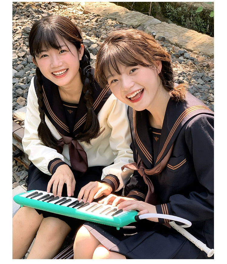 Autumn JK Uniform Sailor Top, Embroidered 43789:786049