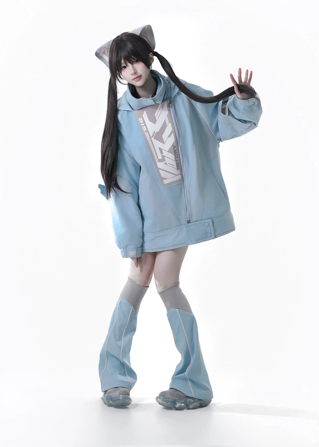 Tenshi Kaiwai Outfit, Windproof Jacket with Fleece Underlayer 44467:809408