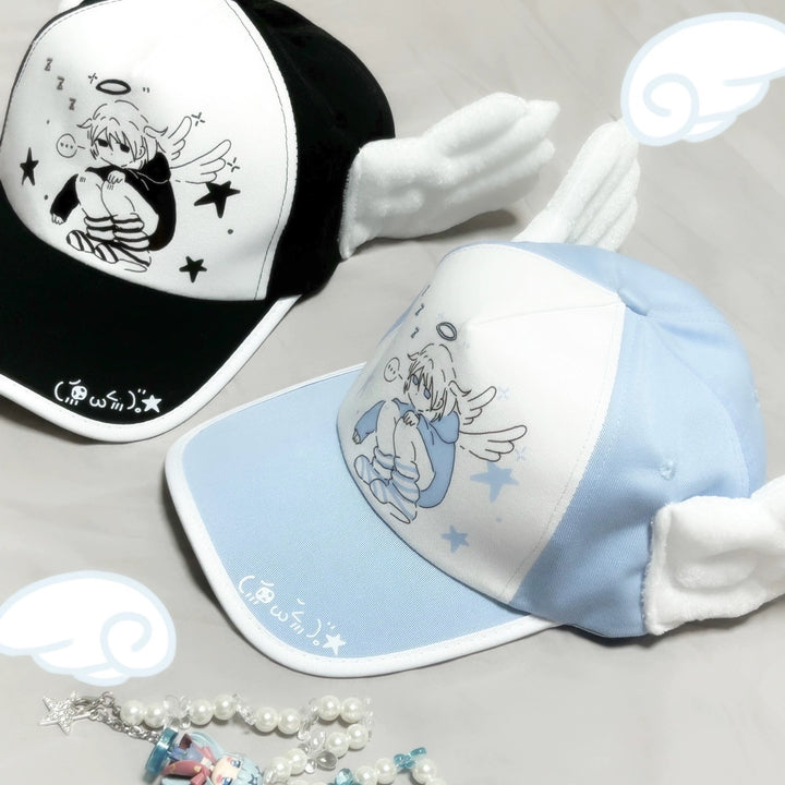 Tenshi Kaiwai Cap Cute Wing Hat Subculture Baseball Cap 36792:544526 36792:544526