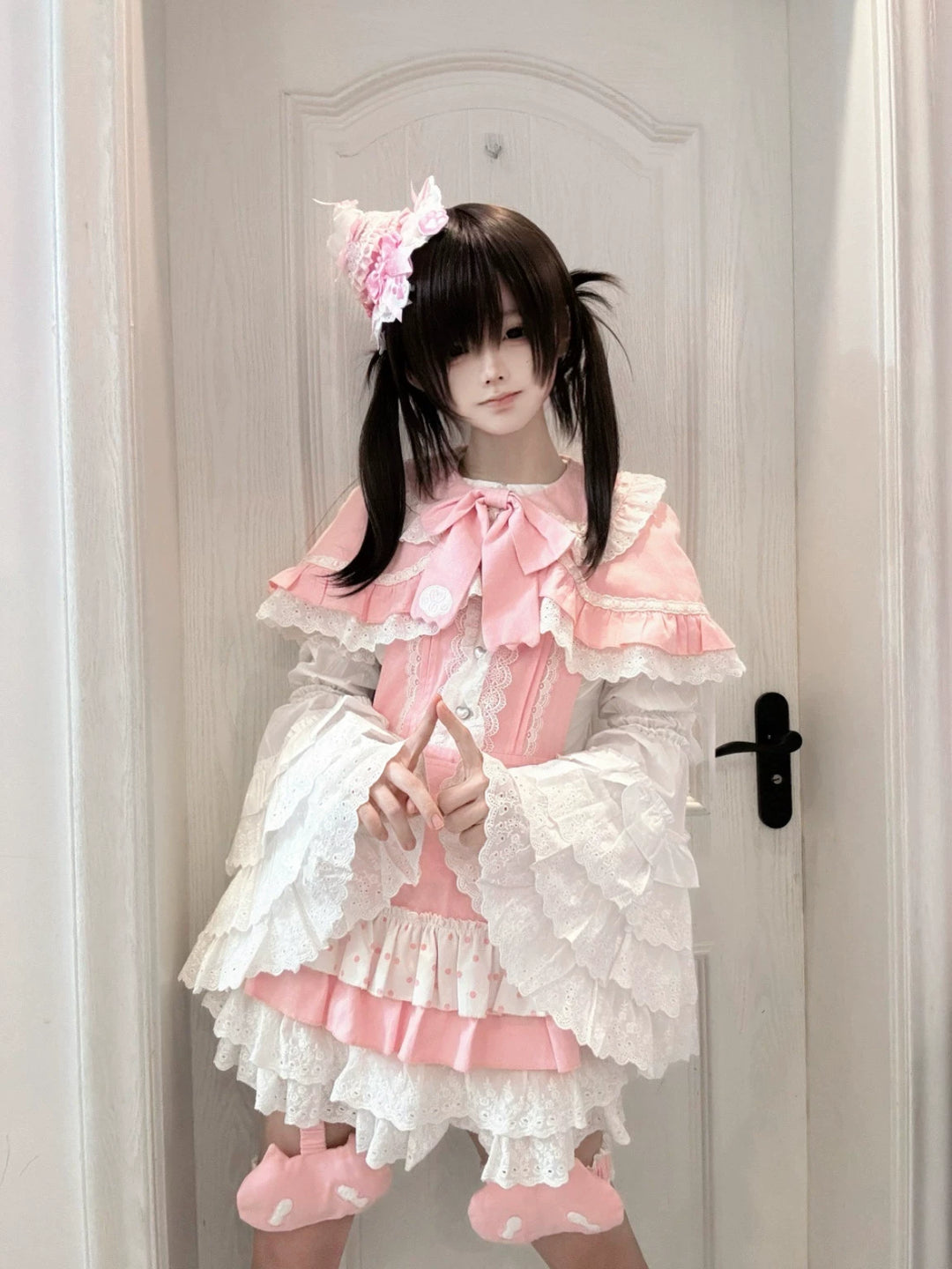 Kawaii Suspender Dress Set, Adjustable Strap 44944:830851