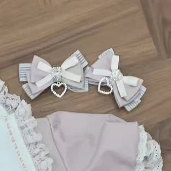 Pink High-waist Ryousangata Dress, Sailor Collar 44781:829335