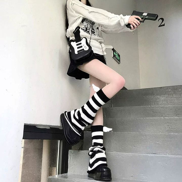 Tenshi Kaiwai Striped Leg Warmers, Wing Decorations 45466:852147