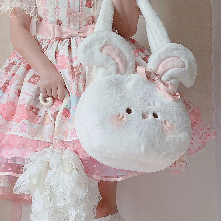 Lolita Plush Bag White Bunny Bag 32408:386032 32408:386032