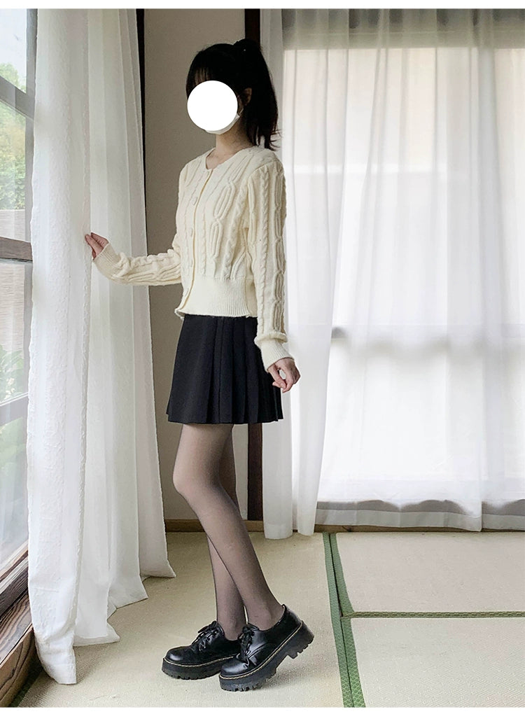 Black Tights Socks Fleece And Thickened 29524:350528