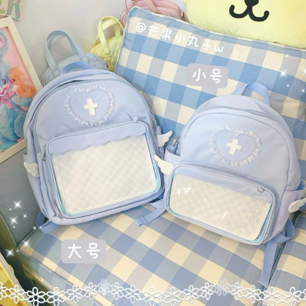 Jirai Kei Itabag Tenshi Kaiwai Backpack Blue And Pink Bag 38278:588328