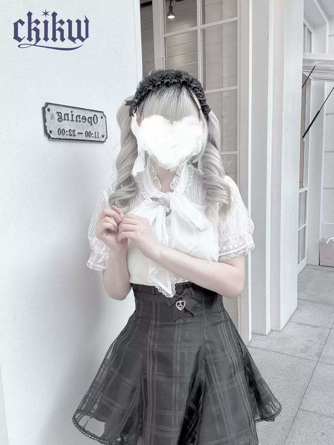 Seiso Kei Organza Skirt, Adjustable Back 43724:783752