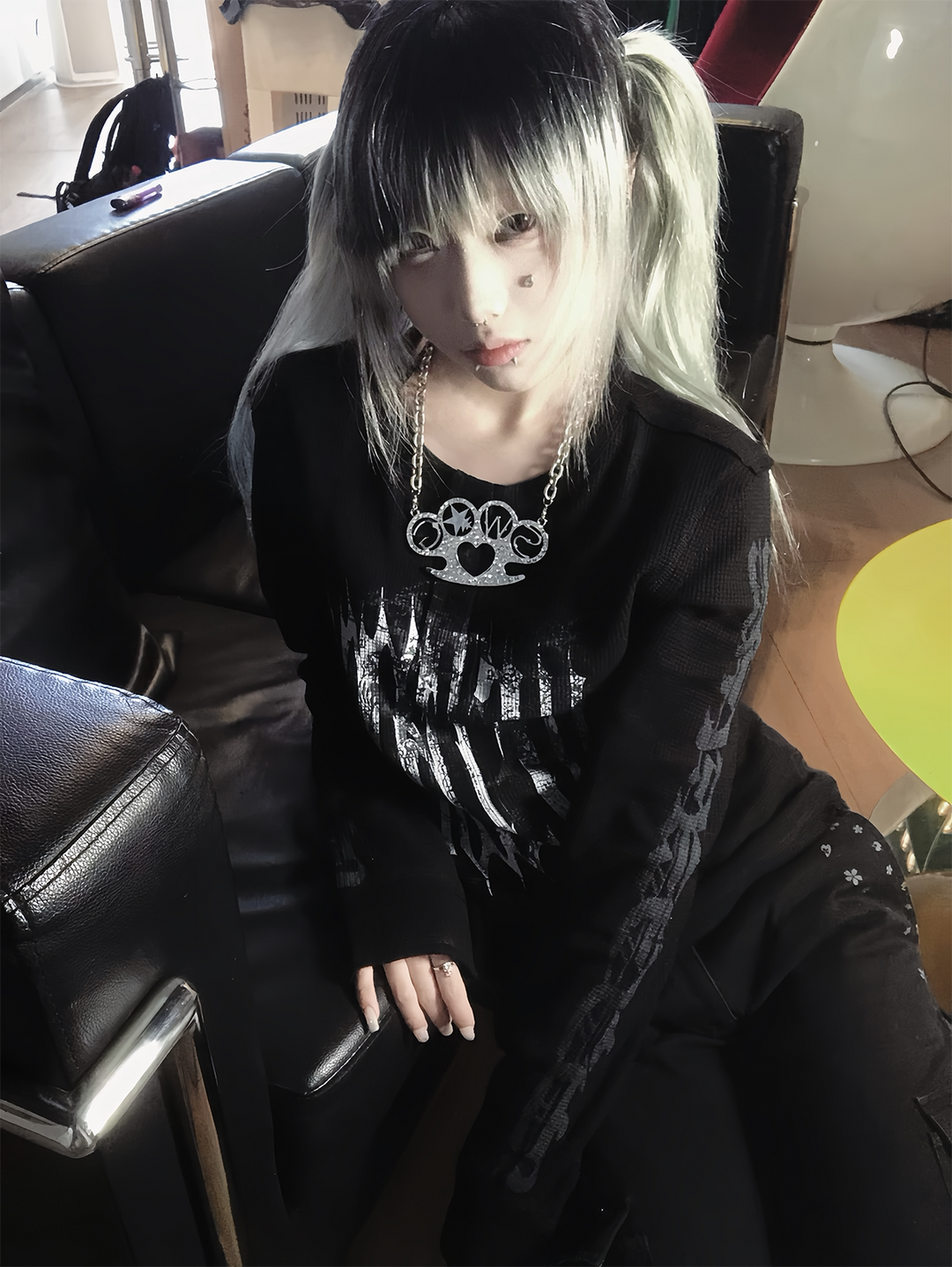 Long-Sleeved Long Sleeve T-Shirt, Fitted Design 44779:825579