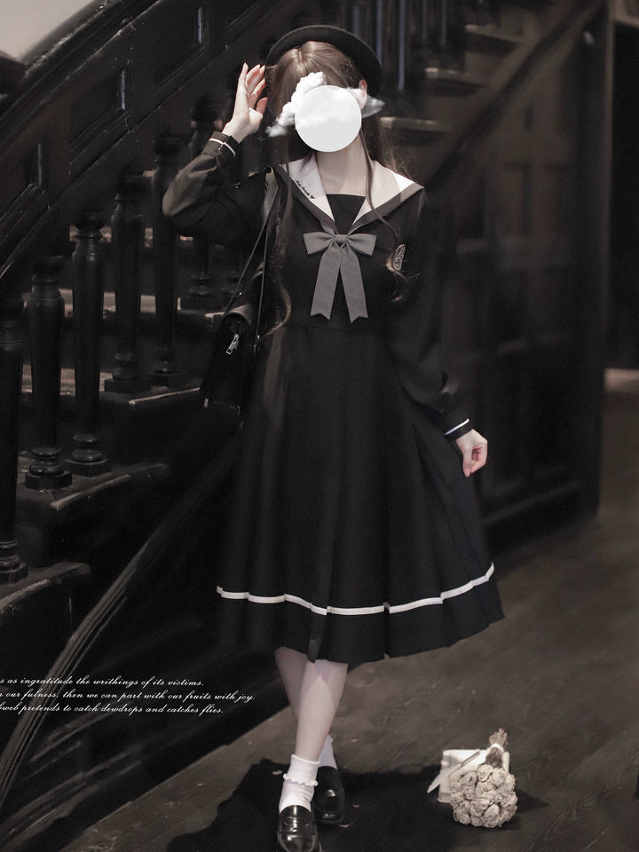 Calf Length JK Uniform Dress, Box Pleats 43759:784753