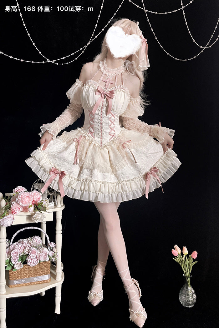 Gothic Lolita Dress Cross-Hime Halterneck Lolita Jumper Dress 35062:478599