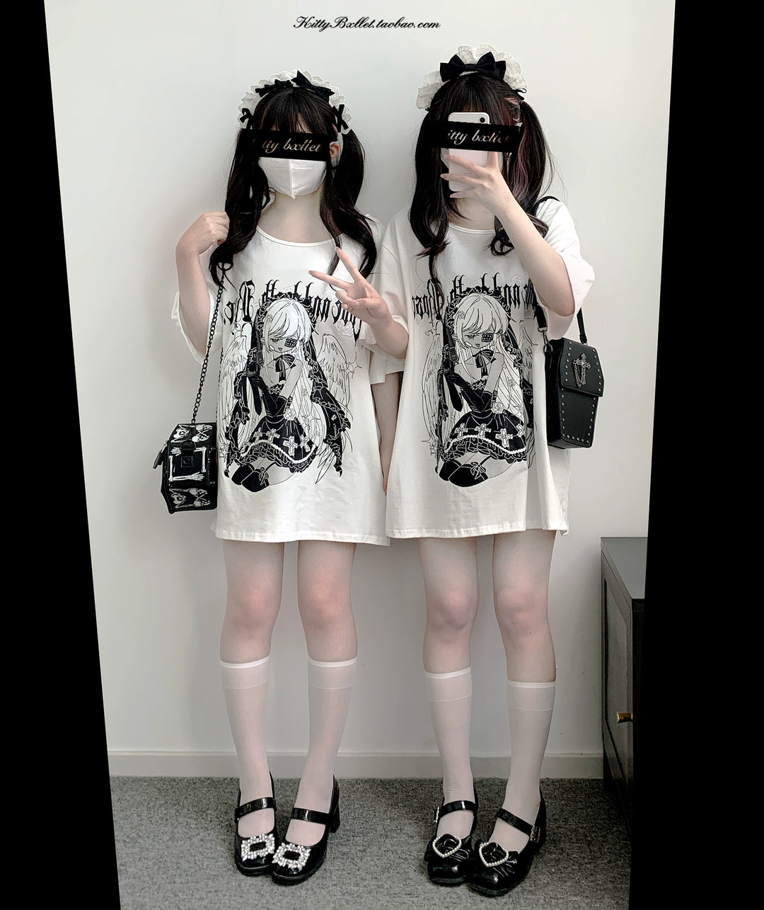 Oversize Jirai Kei T-shirt Short-sleeved Top 38318:598460