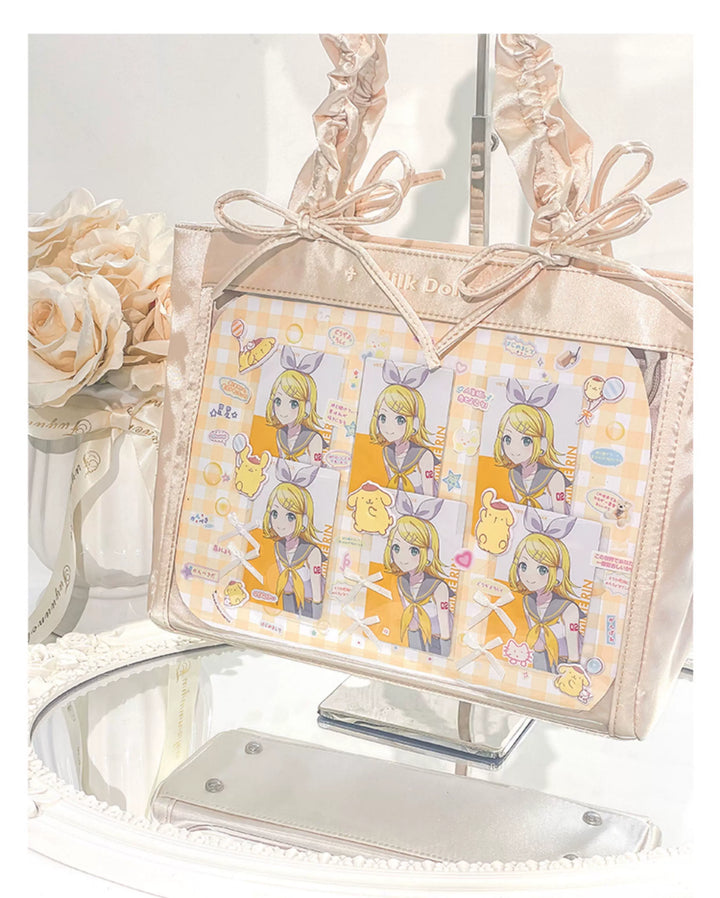 Imitation Silk Tote Itabag, Multiple Color 45430:851518