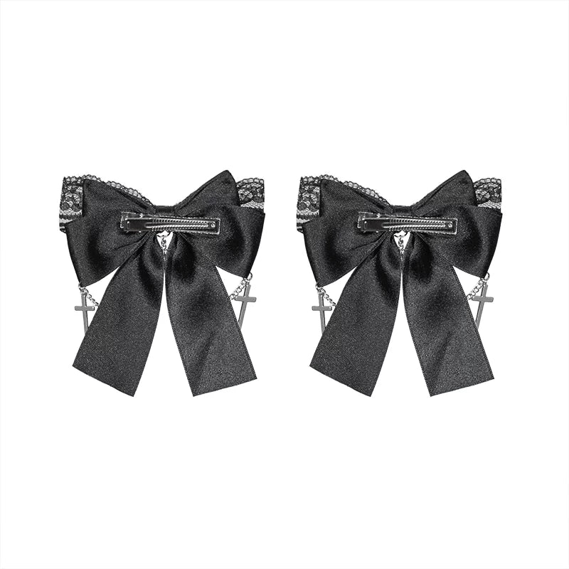 Punk Suspender Skirt, Stand Collar Blouse 45578:855980