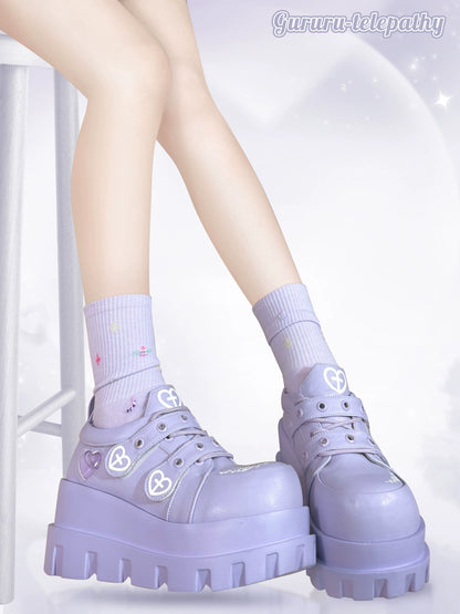 Jirai Kei Punk Fashion Cross Platform Shoes 4Colors 28958:344088