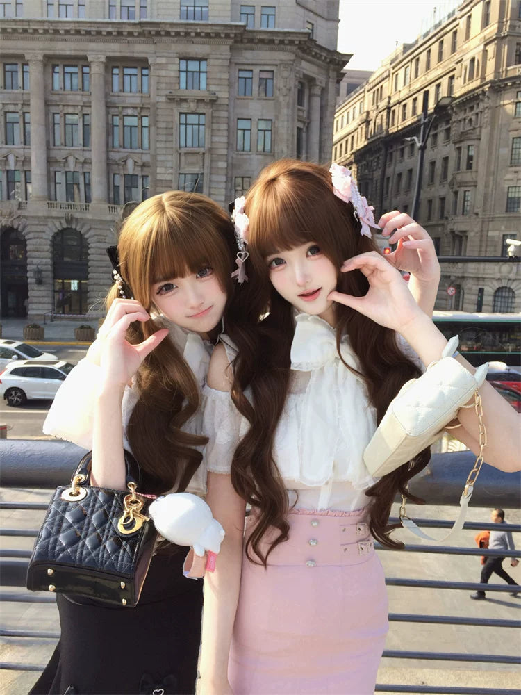 Seiso Kei Mermaid Skirt Set, Open Shoulder Blouse 45577:856011