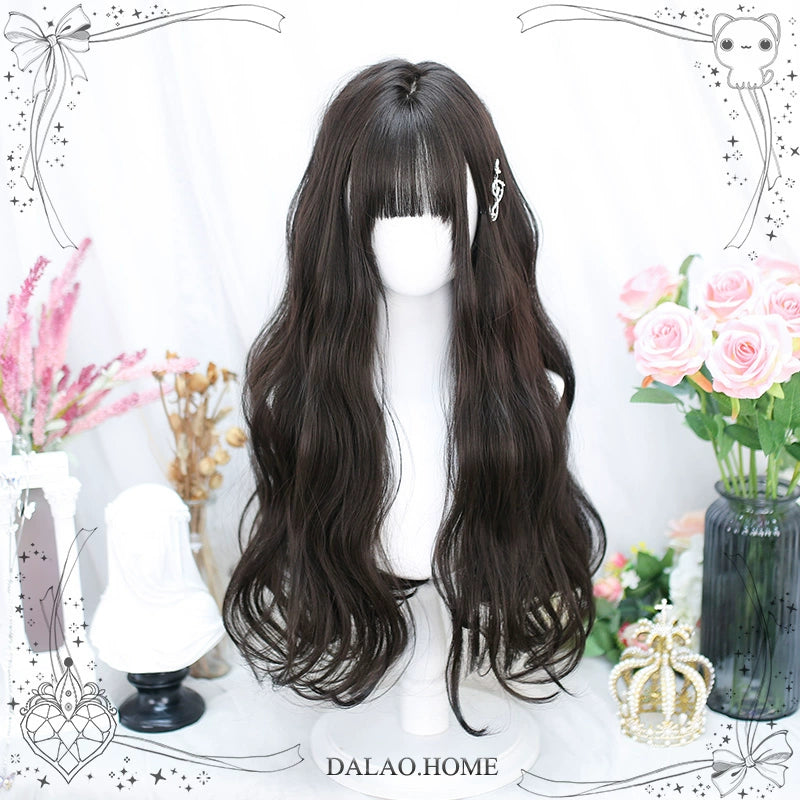 Lolita Wig Natural Long Curly Hair Gentle Straight Hair 35932:507314 35932:507314