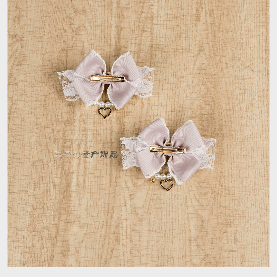 Lace Jirai Kei Shoe Clips, Hair Clips 44009:793142