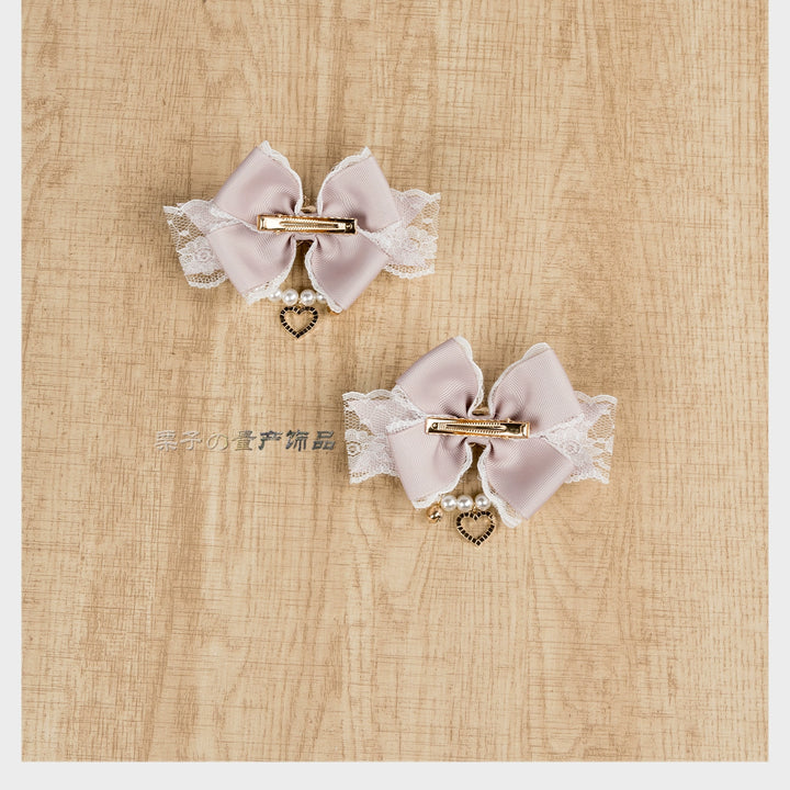 Lace Jirai Kei Shoe Clips, Hair Clips 44009:793142