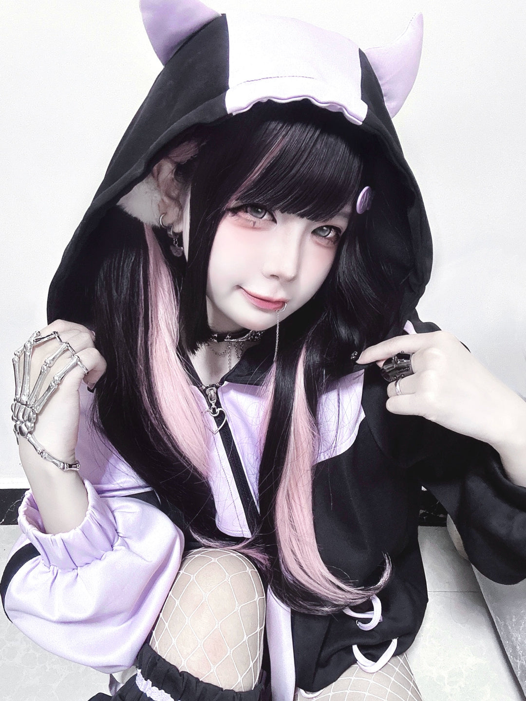 イプー by ケアラ・カイ Tenshi Kaiwai Coat Lace-up Sport Jacket Set Multicolor