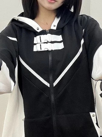Tenshi Kaiwai Hooded Jacket Set, Detachable Sleeves 45873:868384