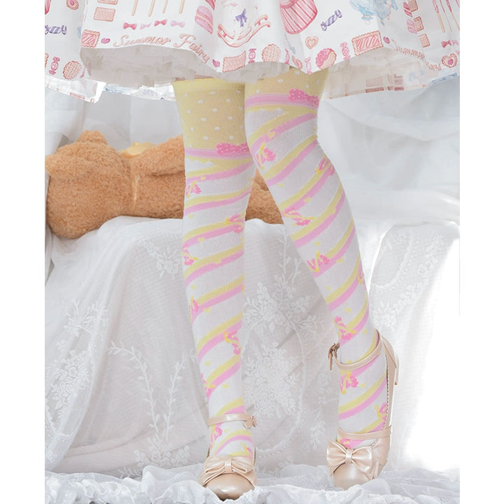 Lolita Japanese Socks Autumn Winter Knee Slim Socks 22794:339622 22794:339622