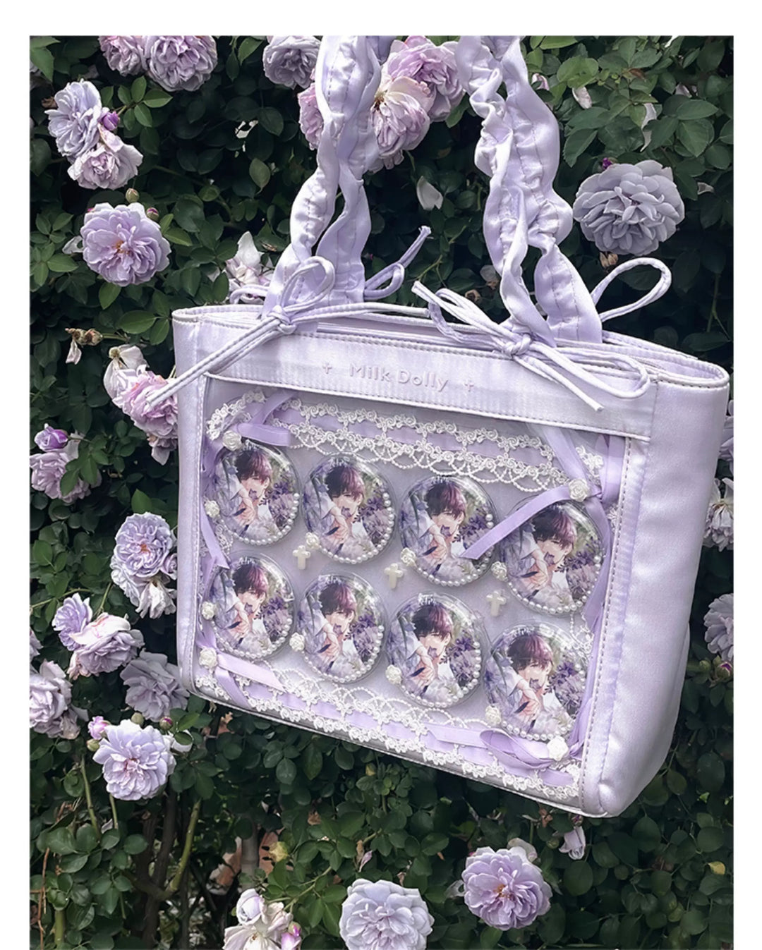 Imitation Silk Tote Itabag, Multiple Color 45430:851538