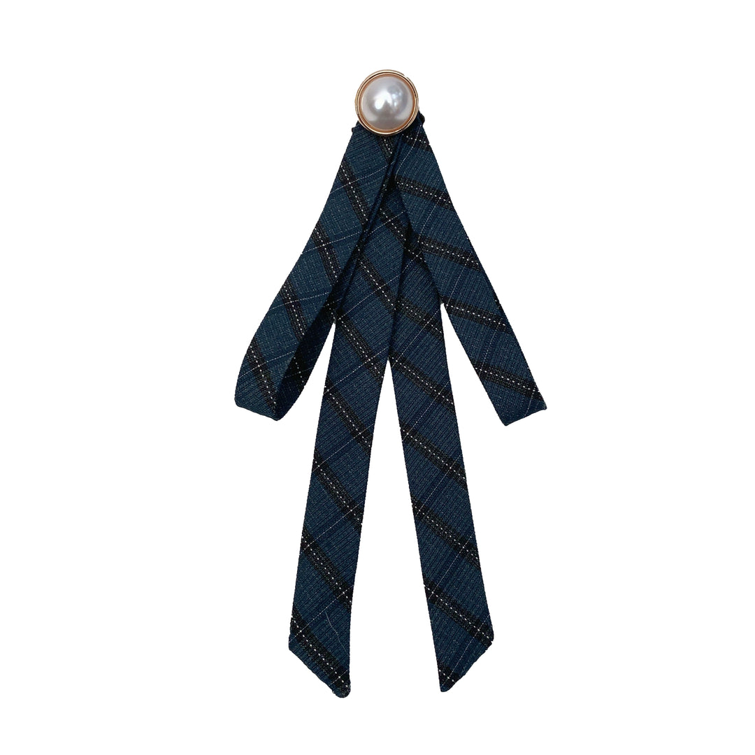 Navy Preppy Style Long Dress, Peter Pan Collar 43648:782300