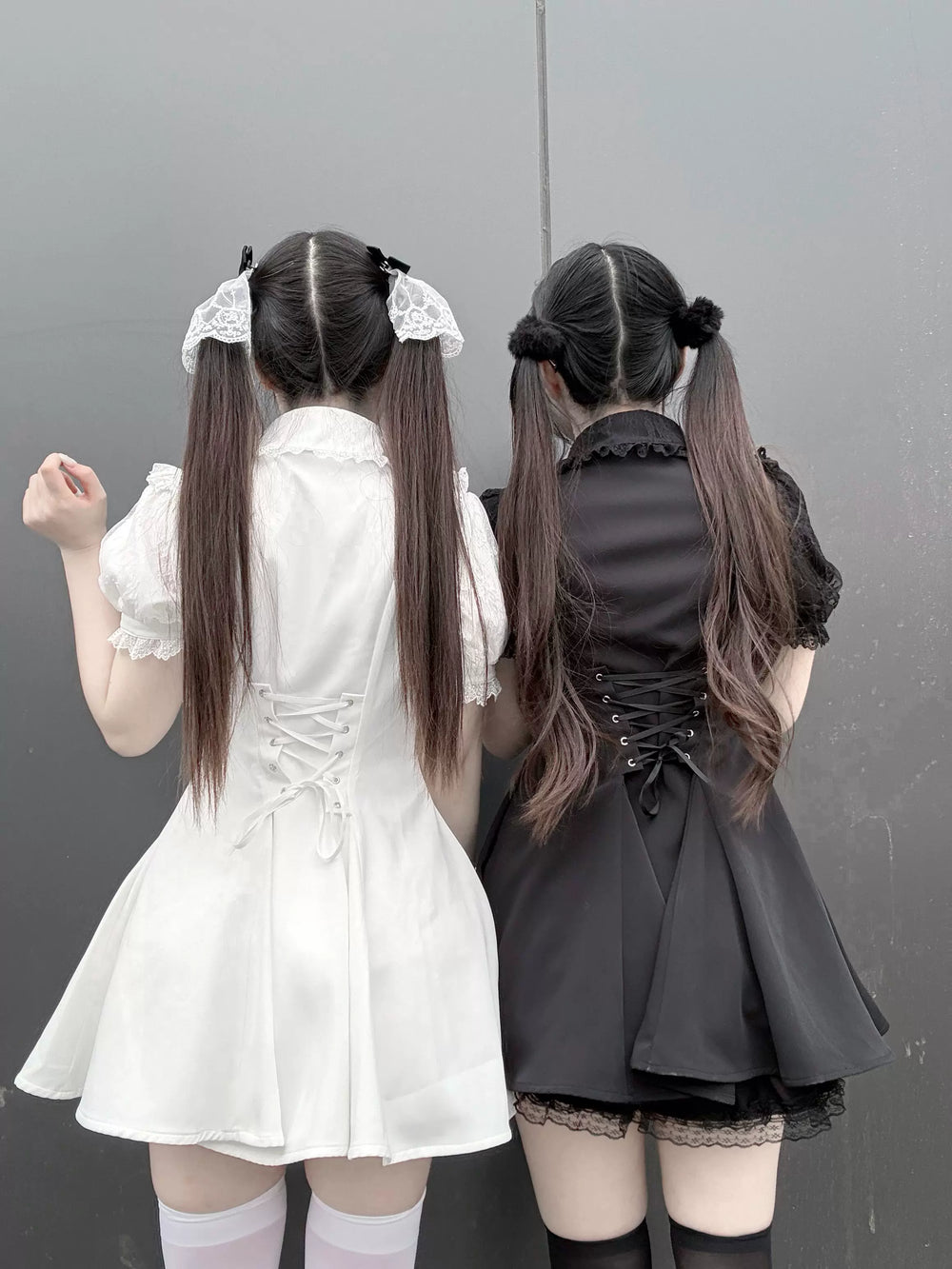 Layered Jirai Kei Dress, Detachable Rhinestone Bow 45196:841342