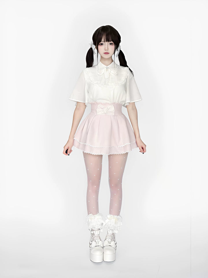 Ryousangata Skirt Outfit, Tencel Blouse 44750:821901