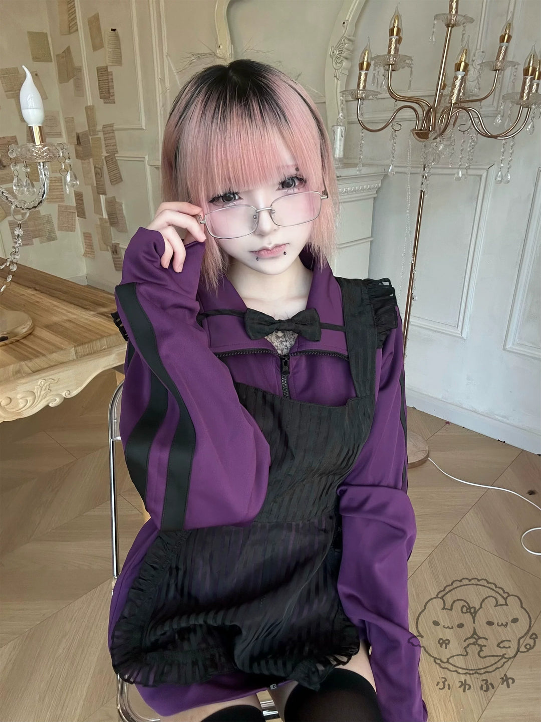 Purple Jersey Pants & Shorts, Full Elastic Waist 44859:826759